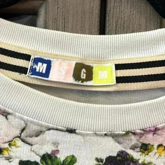 Msgm floral sweatshirt top, size S - Picture 3 of 7